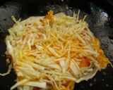 お好み焼き風*＊☆トースト作り方4写真