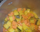 かぼちゃとにんじんとカレーの黄色いスープ作り方5写真