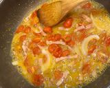 フレッシュトマトとベーコンのパスタ作り方6写真
