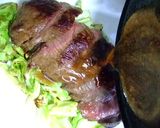 てんこ盛りステーキ作り方19写真