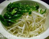 モヤシとピーマンの豚肉塩炒め作り方1写真