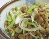 納豆の食べ方inキャベツ作り方7写真