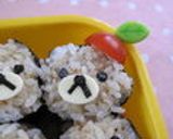 ★リラックマおにぎり(≖益≖)キャラ弁★作り方5写真