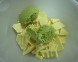 抹茶（玄米茶）生チョコ作り方1写真
