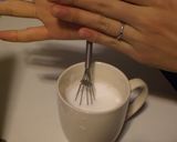泡立て10秒！シリーズ２段　抹茶ミルク♪作り方3写真
