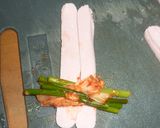 にんにくのめ♪魚肉まきまきキムチーズ☆作り方3写真