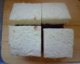 きなこココア豆腐とバナナのサンドイッチ作り方4写真