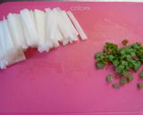大根と牡蠣の炒め煮作り方1写真