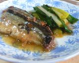 さんま蒲焼缶で☺ねぎ煮込み作り方4写真