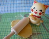 抹茶ドラえもんあんパン作り方2写真