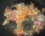朝でも簡単ケチャップご飯作り方1写真