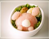 バレンタインに♡うさぎちゃん＊キャラ弁作り方4写真