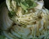 白菜とベーコンのスープ作り方1写真