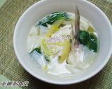 鯛アラと 生姜のワンタンスープ作り方3写真