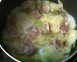 白菜とベーコンのスープ作り方5写真