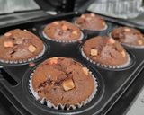 ホケミで簡単♪チョコだらけココアマフィン作り方8写真