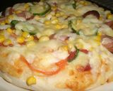 【Pizza】盛り上る生地厚ふんわりピザ作り方10写真