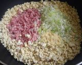 お肉いっぱい風！ほぼ豆腐で肉味噌うどん作り方5写真