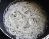 癒し味～❤納豆に落とし卵の豆乳お味噌汁作り方2写真