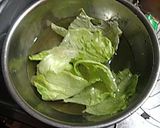朝の元気の素！セロリのシーザーサラダ作り方1写真