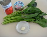 ツナとほうれん草のトマトクリームパスタ作り方1写真