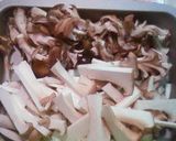 ★☆豚肉とキノコのマヨ醤油炒め☆★作り方1写真