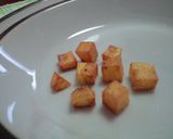 手軽に作れる♪じゃがいも【クルトン】作り方1写真