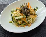 夏野菜ズッキーニの素麺風ナムル作り方4写真