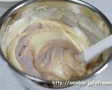 ふわふわ米粉入りチョコスポンジケーキ♪作り方5写真