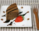 ふわふわ米粉入りチョコスポンジケーキ♪作り方12写真
