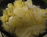トリムネと白菜のトマト蒸し チーズ風味作り方3写真