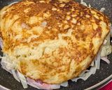 【簡単】長芋メインのふわふわとんぺい焼き作り方4写真