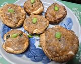 台湾家庭料理*椎茸のえびすり身のせ蒸し作り方2写真