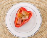 栄養士の卵考案☆パプリカのチーズ焼き作り方6写真