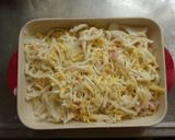 うどんとベーコンのグラタン作り方5写真