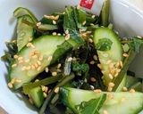簡単♪きゅうりと茎ワカメの大葉漬け作り方5写真