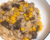 リメイク牛肉ガーリックライス作り方5写真