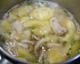 簡単！焼き茄子としめじのお味噌汁作り方4写真