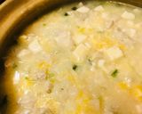 鶏肉＆豆腐の鶏雑炊作り方3写真