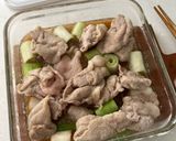レンチン　豚ネギ煮作り方4写真