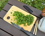 厚揚げの韓国風ねぎマヨ焼き作り方4写真