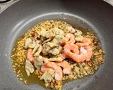 レンチンで簡単！エビとあさりのペペロンチーノ作り方6写真