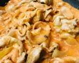 豚こまぎれ肉のトマトチーズソース炒め作り方3写真