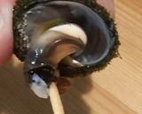 ニナ巻貝の塩茹で❣くるくるって取って食べて〜作り方5写真
