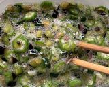 麺つゆで簡単♪にんにく香る！オクラで山形だし風作り方4写真
