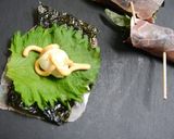 簡単ピンチョス！キムチーズ大葉海苔作り方2写真