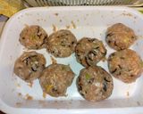 チーズ入り塩昆布葱つくね作り方4写真