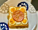 飴パリ!厚切りハムとクリームチーズの琥珀トースト作り方9写真