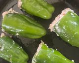 ヘルシーな豆腐とカニカマのピーマン詰め😋作り方6写真