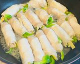 青椒肉絲の肉巻き作り方3写真